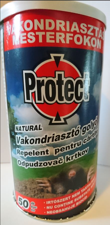 PROTECT NATURAL odpudovač krtov/ na krty 50 Ks